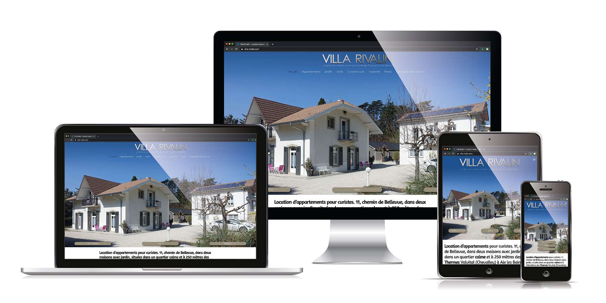 Site internet Villa-Rivalin tout nouveau
