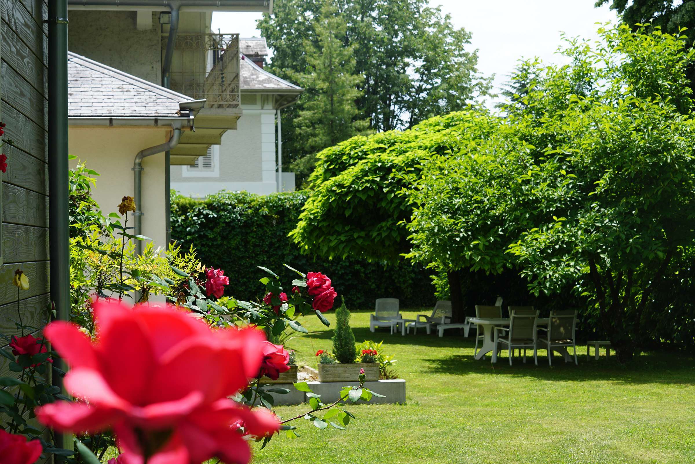 Maison avec jardin calme proche Thermes